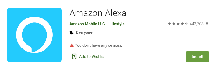 Download Amazon Alexa onto your device